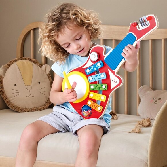 Hape 6-in-1 Guitar Band Musical Instrument Brand New For Age 18 Months - Picture 5 of 14